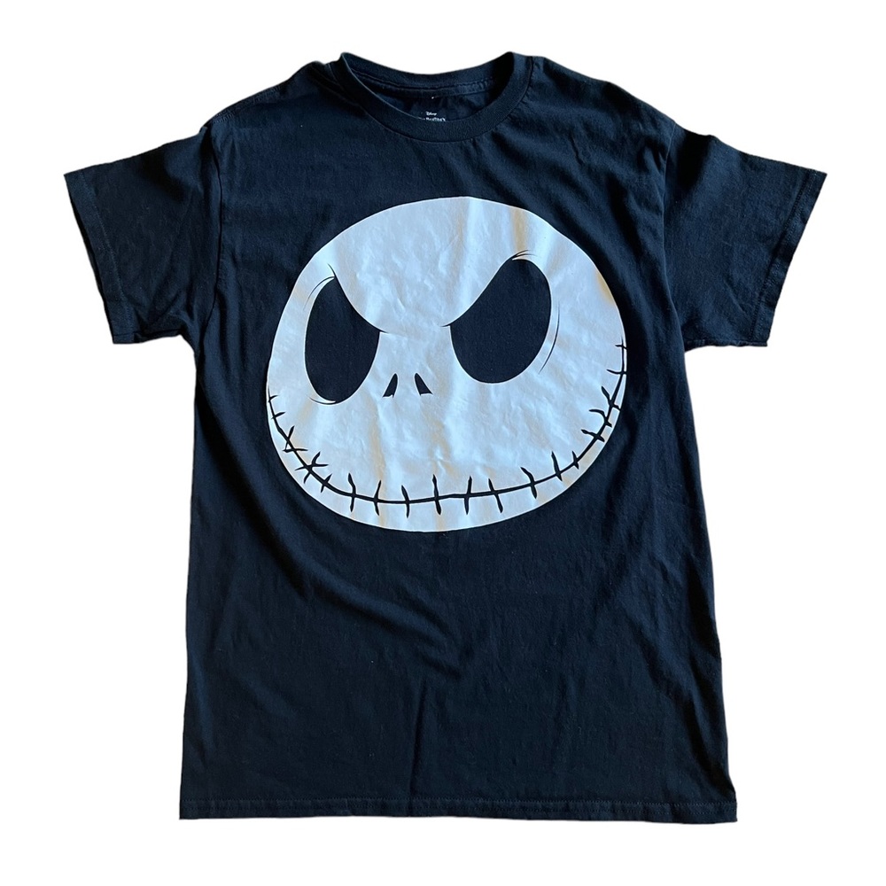 DISNEY Nightmare‎ Before Christmas Jack Skellingron Tee Shirt Size M Black